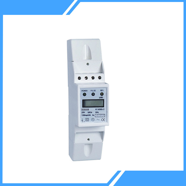 Jednofázový 2Wire Din Rail Electric Meter 2P